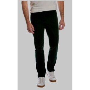 Theory Mens Haydin Straight Slim Black Pants Size 28 Business Casual Button-Fly